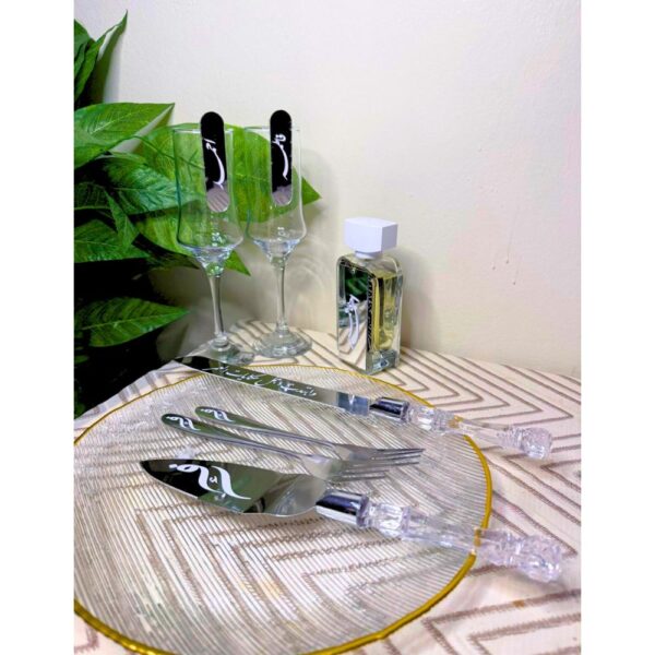 طقم تقطيع الكيك فاخر